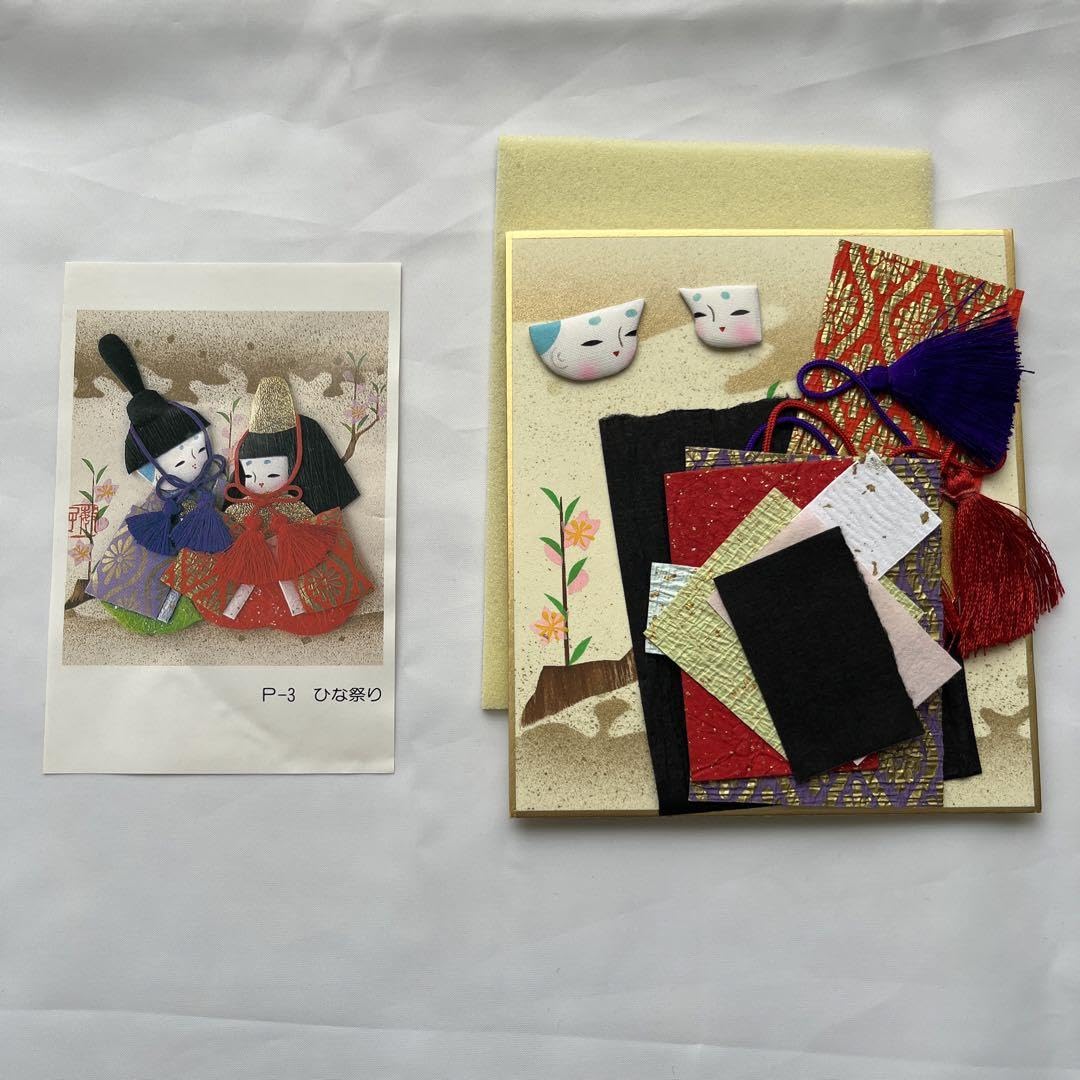 日本画女性和紙くるみ絵 7点セット Amazon.co.jp: お雛様くるみ絵（和紙）手作りキット : ホビー